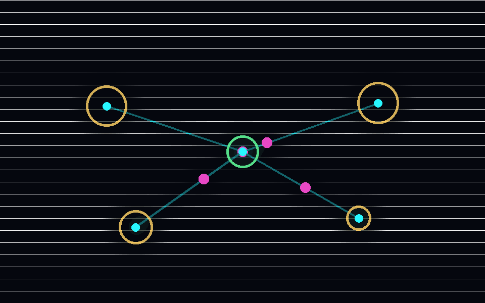 API pulse neon animation